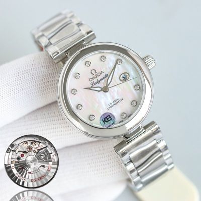 Omega Ladymatic Cal. 8520/8521 Movement 34*12MM Silver Strap Lady Watch